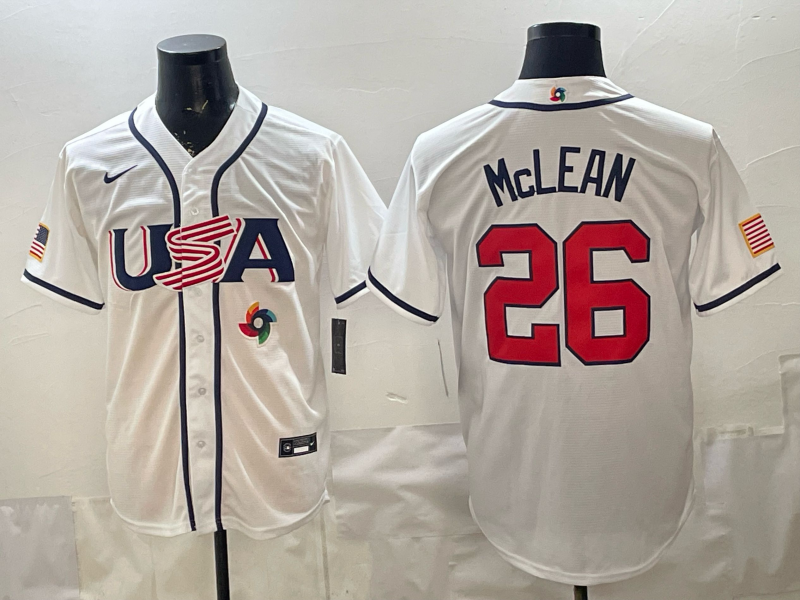 Men 2026 World cup white MLB Nike jersey 0016->more jerseys->MLB Jersey